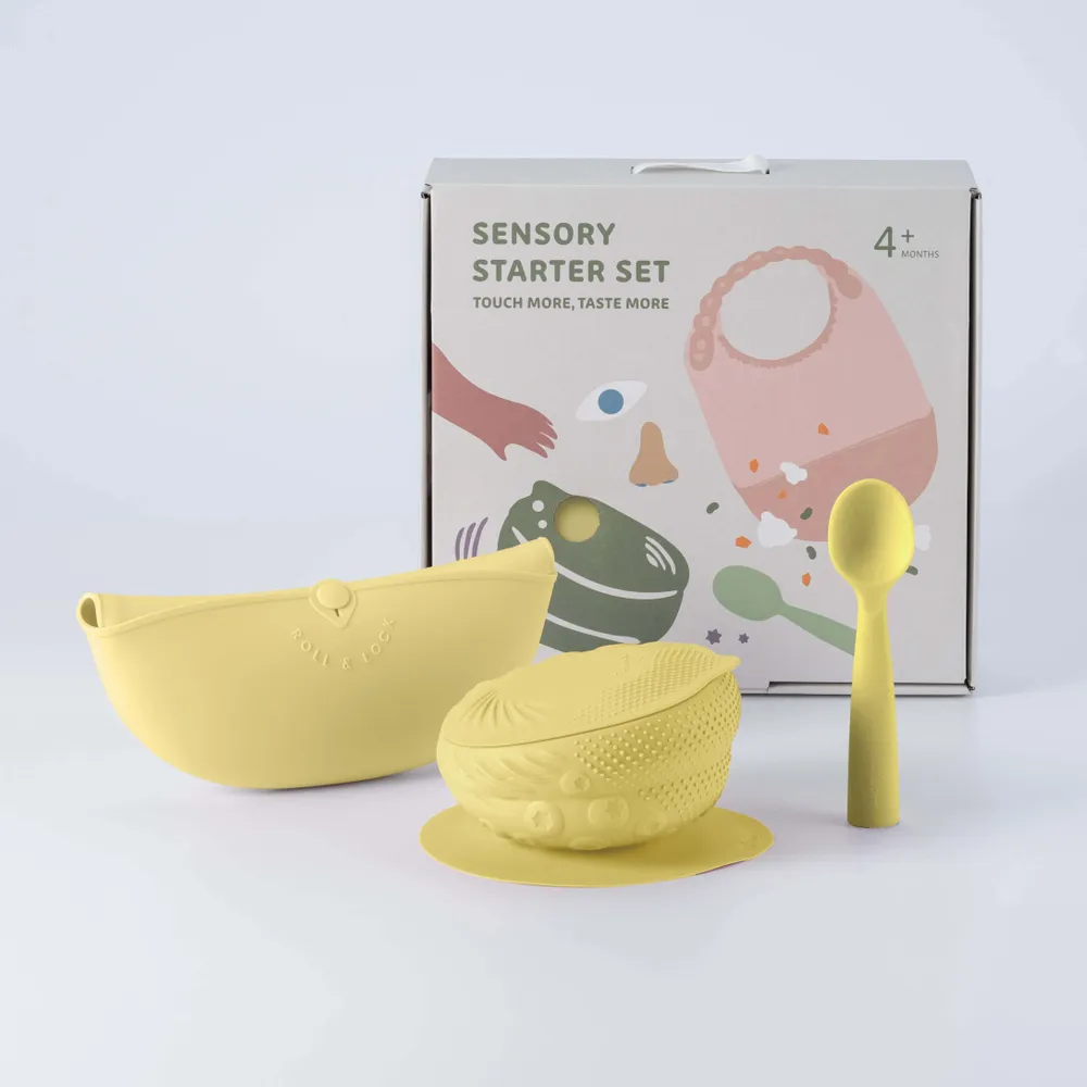 Repas pour enfant - Set de démarrage sensoriel – Crème anglaise - MINIWARE AB