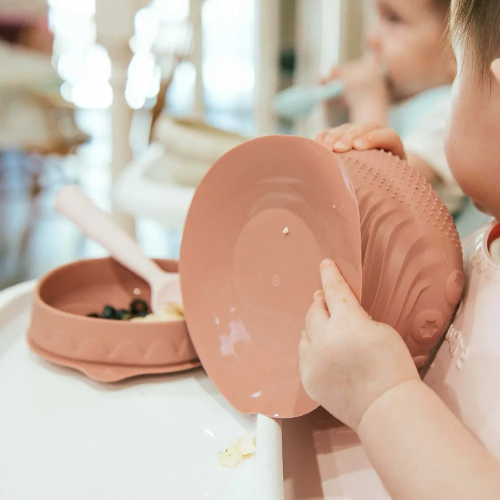Repas pour enfant - Set de démarrage sensoriel – Framboise/Barbe à papa - MINIWARE AB