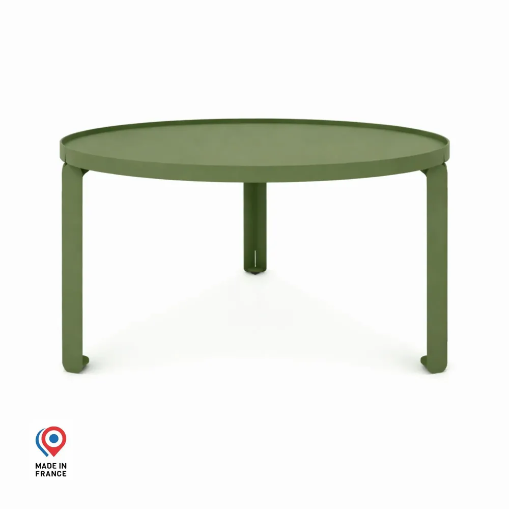 Tables basses - TABLE BASSE EN ACIER JADE - DECO-GEM