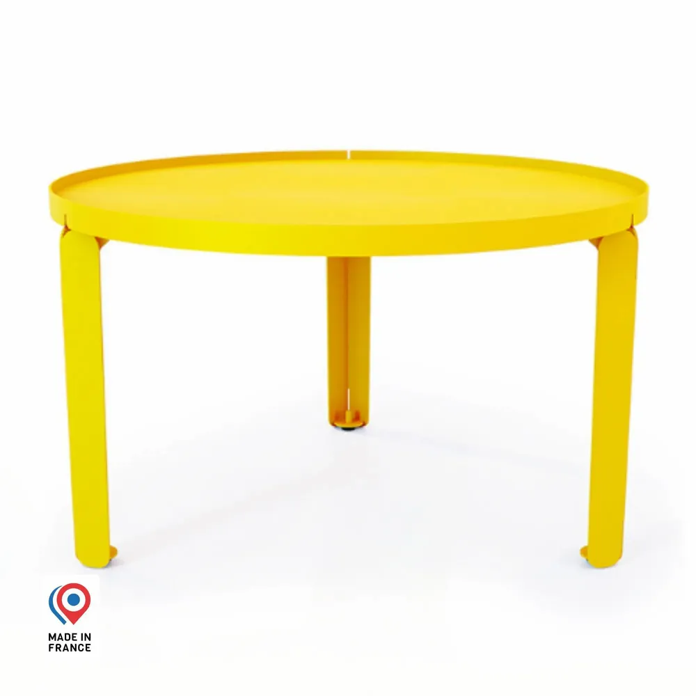 Tables basses - TABLE BASSE EN ACIER JADE - DECO-GEM