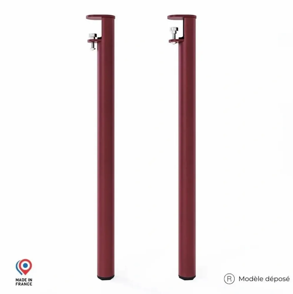 Dining Tables - TOPAZ STEEL HIGH TABLE LEGS - SET OF 2 LEGS - DECO-GEM