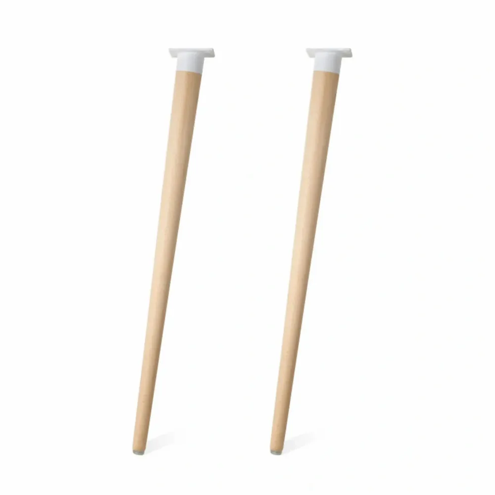 Dining Tables - High wooden table leg - 71.5 cm Alpha - Set of 2 legs - DECO-GEM