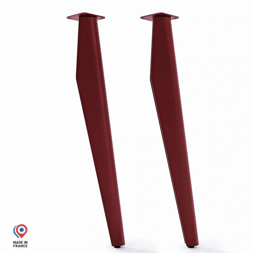 Dining Tables - OPAL STEEL STANDING DINING TABLE LEG - SET OF 2 LEGS - DECO-GEM