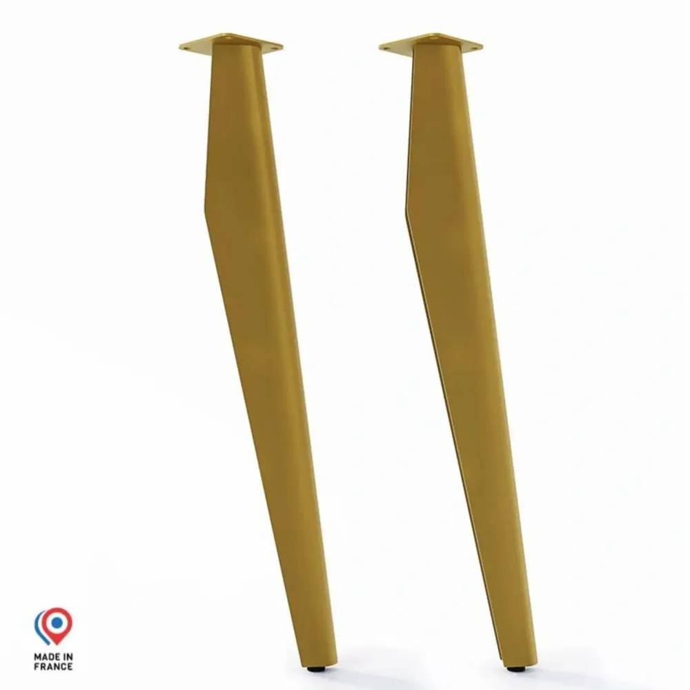 Dining Tables - OPAL STEEL STANDING DINING TABLE LEG - SET OF 2 LEGS - DECO-GEM