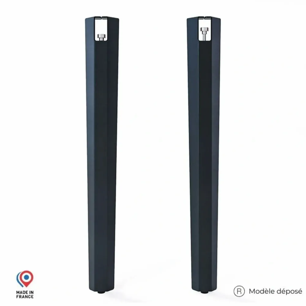 Console table - SAPPHIRE STEEL STANDING DINING TABLE LEG - SET OF 2 LEGS - DECO-GEM