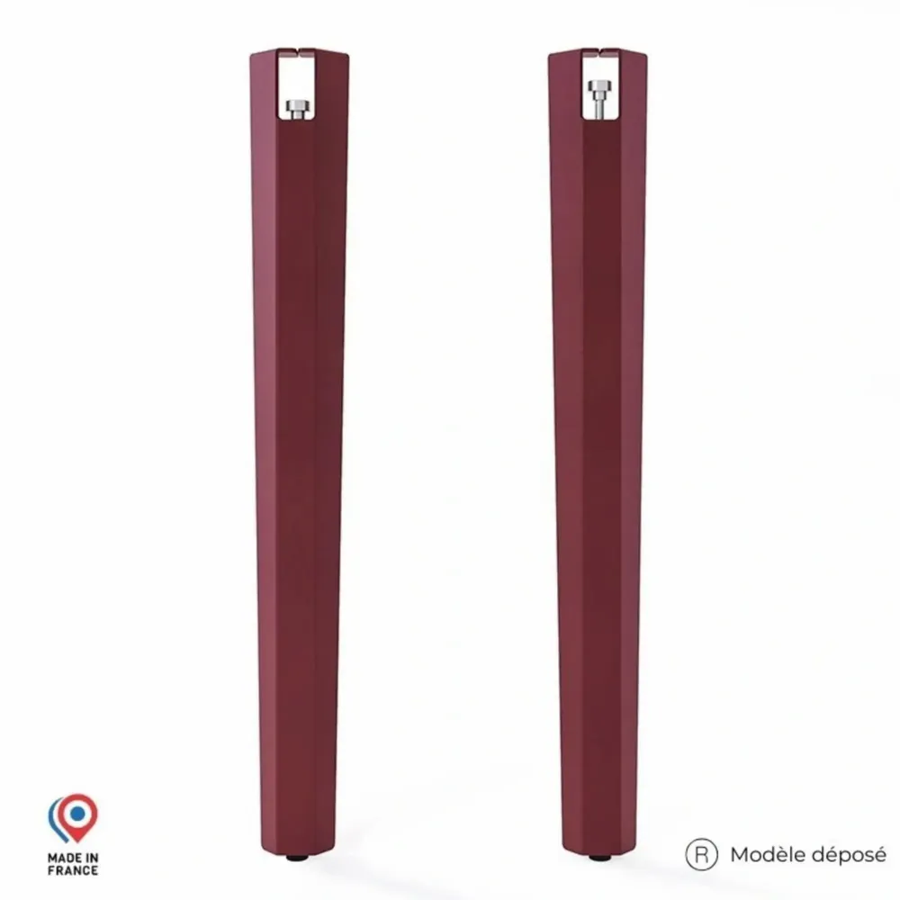 Console table - SAPPHIRE STEEL STANDING DINING TABLE LEG - SET OF 2 LEGS - DECO-GEM