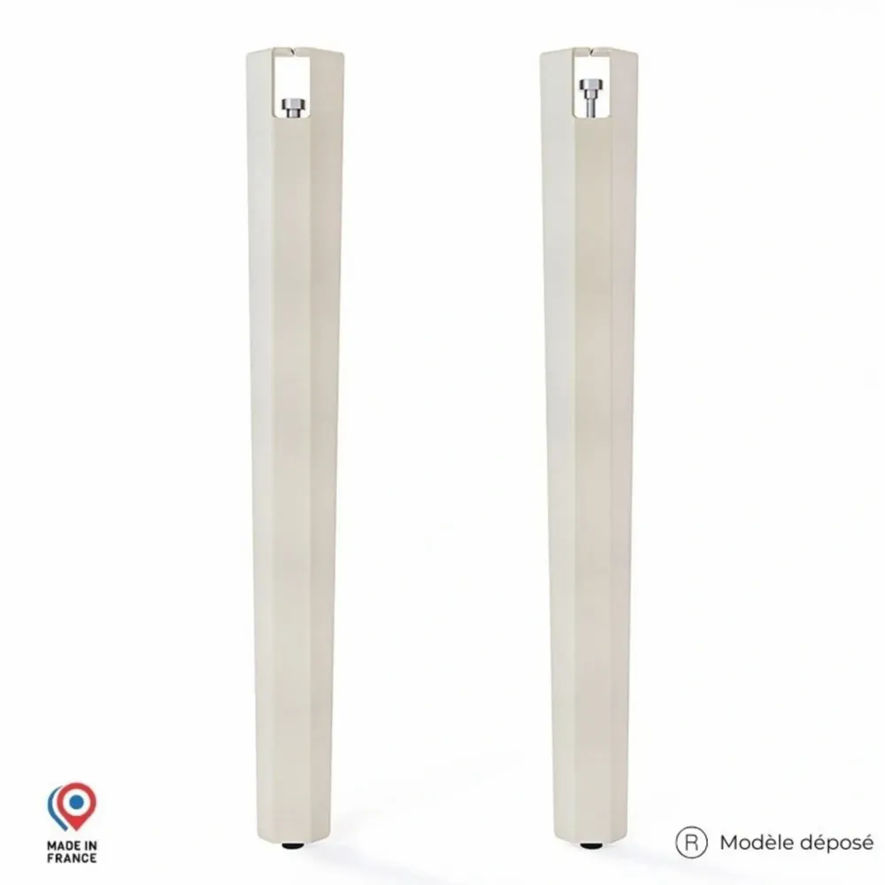 Console table - SAPPHIRE STEEL STANDING DINING TABLE LEG - SET OF 2 LEGS - DECO-GEM