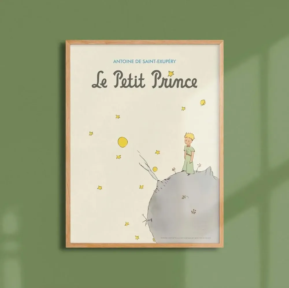 Children's decorative items - The Little Prince Poster - French Cover - ONEART ÉDITIONS