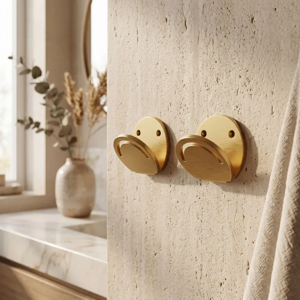 Objets de décoration - PATÈRE AN ACIER PERLE - DECO-GEM