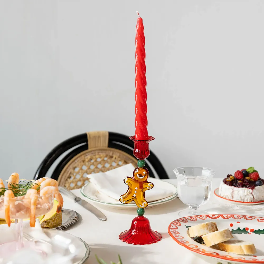 Objets de décoration - Bougeoir en forme de joyeux pain d'épice - &KLEVERING