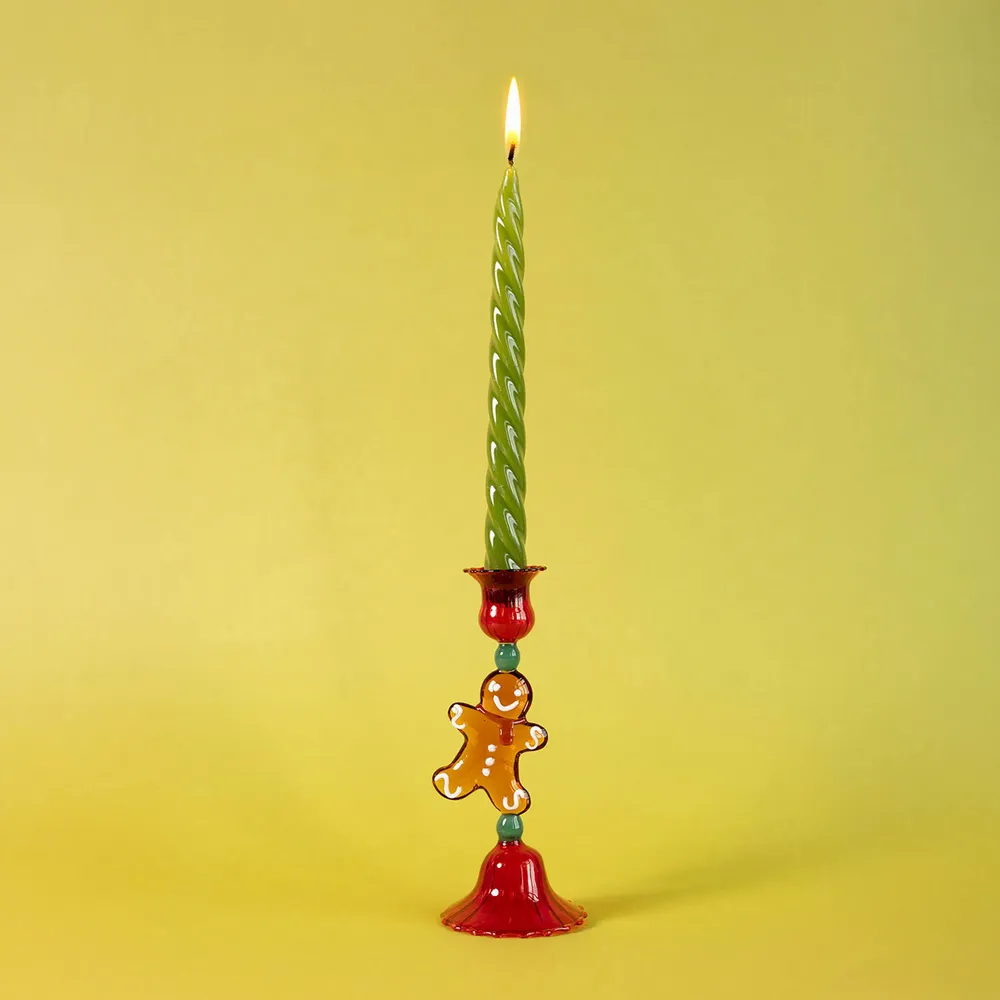 Objets de décoration - Bougeoir en forme de joyeux pain d'épice - &KLEVERING