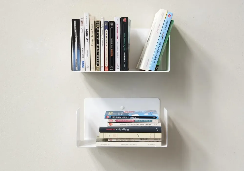 Shelves - Small white shelf 30 x 15 cm – Set of 2 - TEEBOOKS