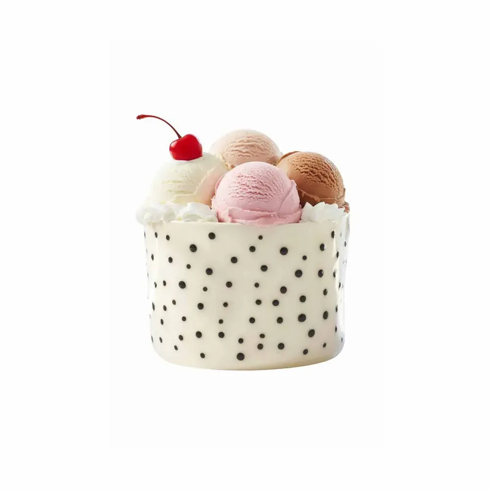 Mugs - Cozy Dot Bowl - LALI DESIGN STUDIO