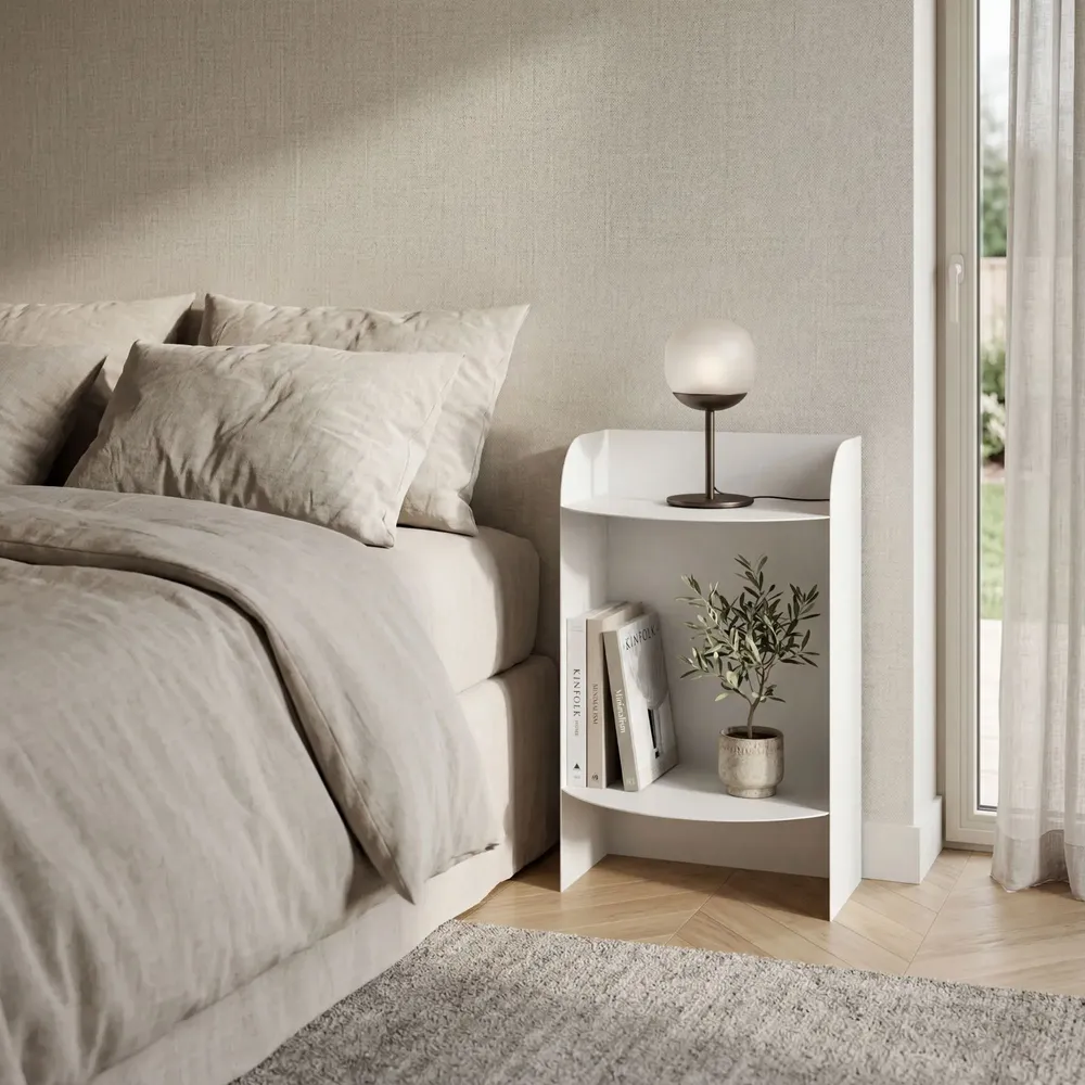 Tables de nuit - TABLE DE CHEVET - TABLE DE NUIT LUNA - DECO-GEM