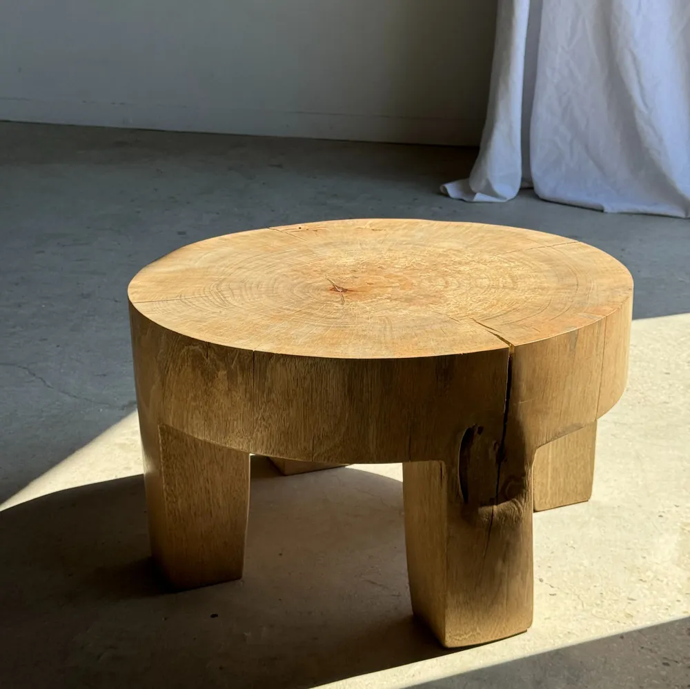 Coffee tables - Coffee table, quadripod coffee table in solid monoxyl mango wood - OFFICE OBJETS