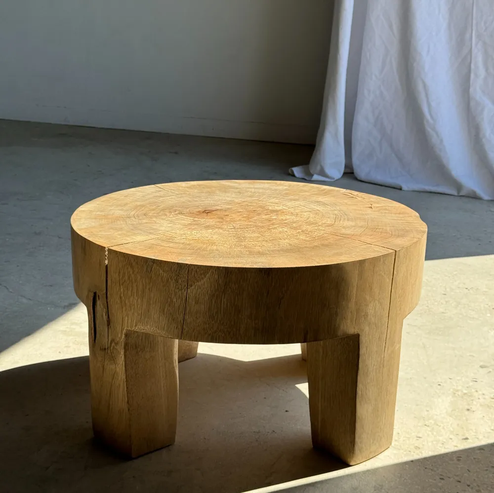 Coffee tables - Coffee table, quadripod coffee table in solid monoxyl mango wood - OFFICE OBJETS