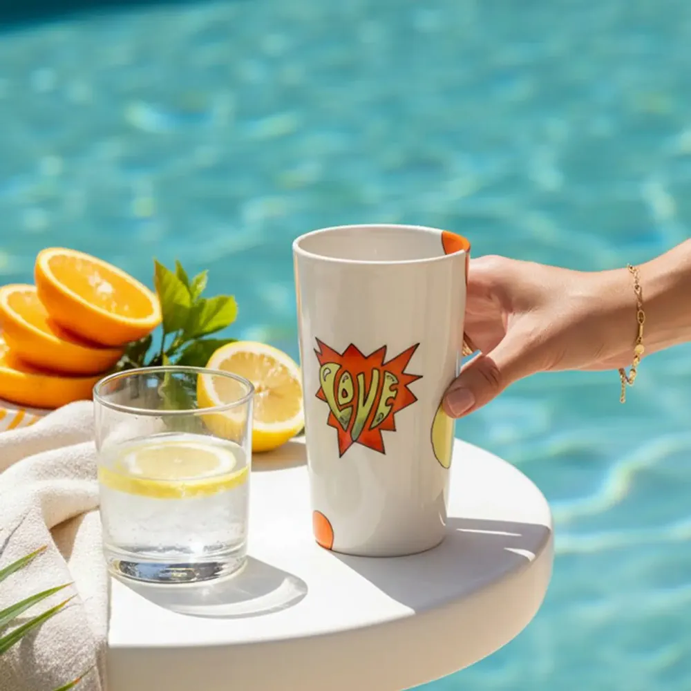 Mugs - PopArt Tumbler Set – Set of 4 - LALI DESIGN STUDIO