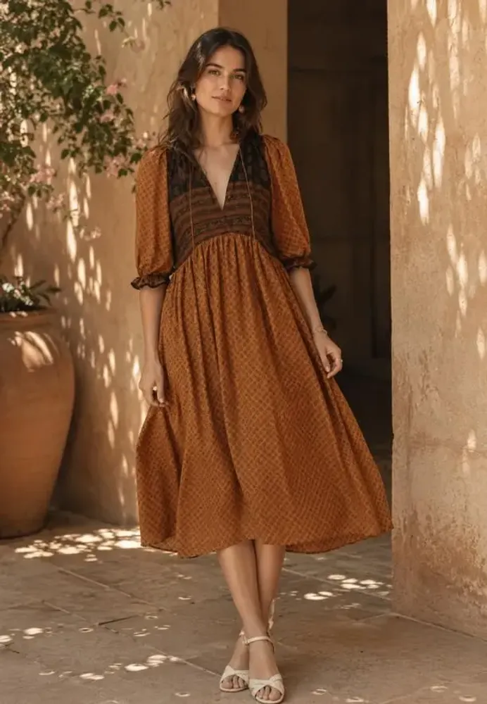 Prêt-à-porter - Robe Boho - I WAS A SARI