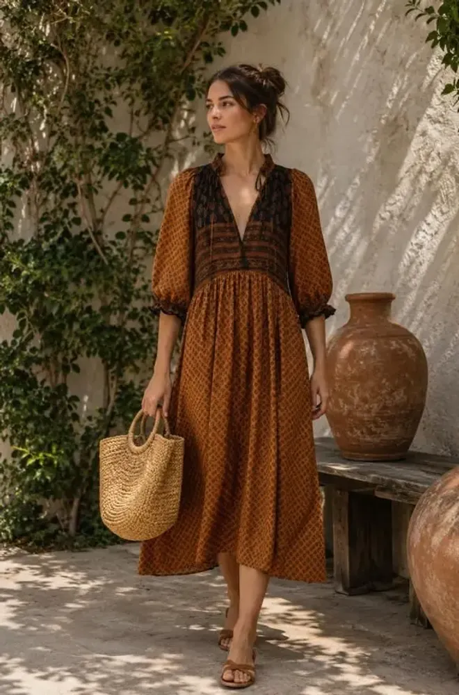 Prêt-à-porter - Robe Boho - I WAS A SARI