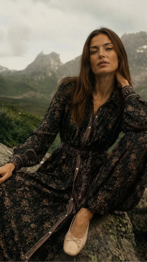 Prêt-à-porter - Robe chemise longue - I WAS A SARI
