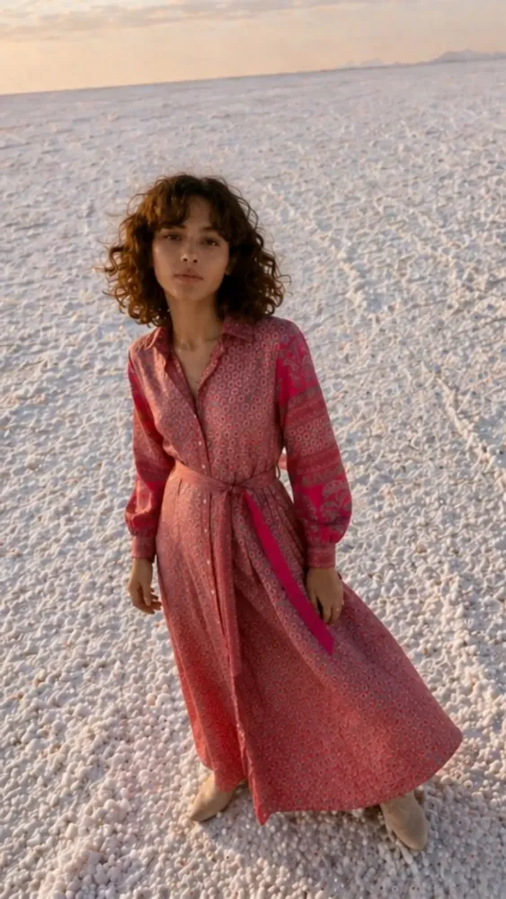 Prêt-à-porter - Robe chemise longue - I WAS A SARI