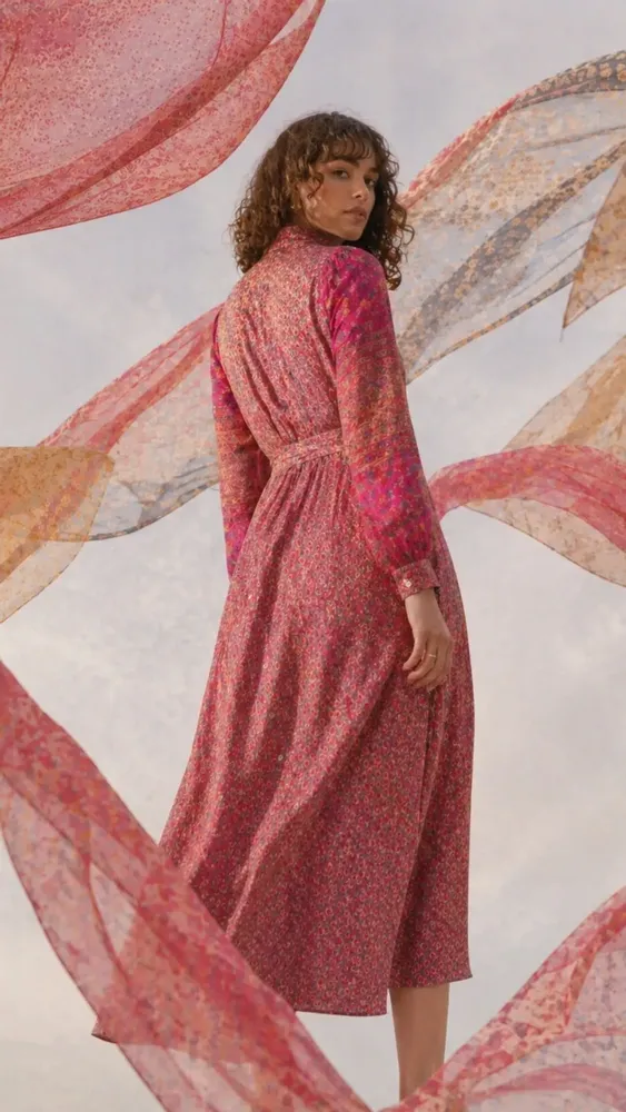 Prêt-à-porter - Robe chemise longue - I WAS A SARI