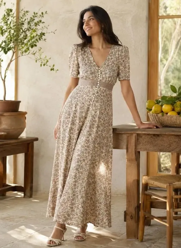 Prêt-à-porter - Robe maxi romantique - I WAS A SARI
