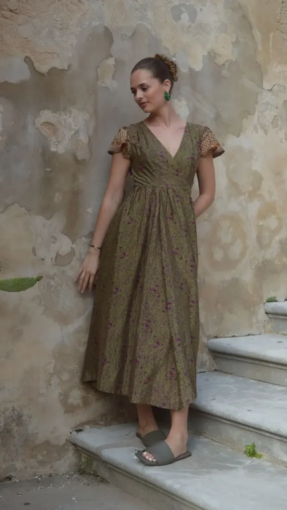 Prêt-à-porter - Robe portefeuille - I WAS A SARI