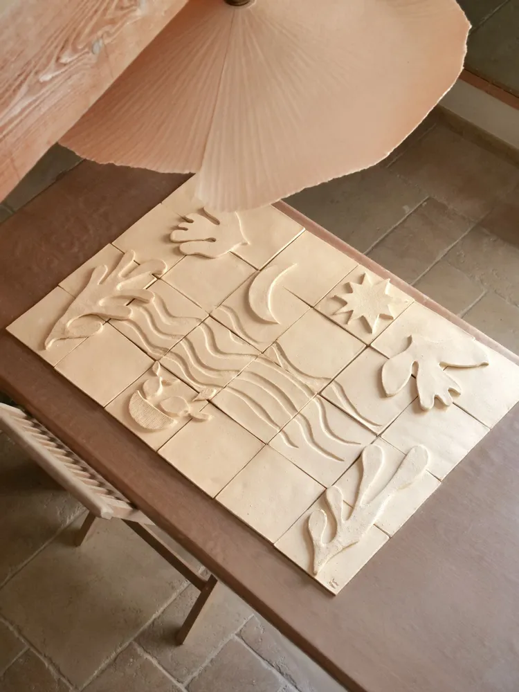 Ornaments - Fresque murale MATISSE en céramique sur mesure – Une poésie à composer - ATELIER MUSES