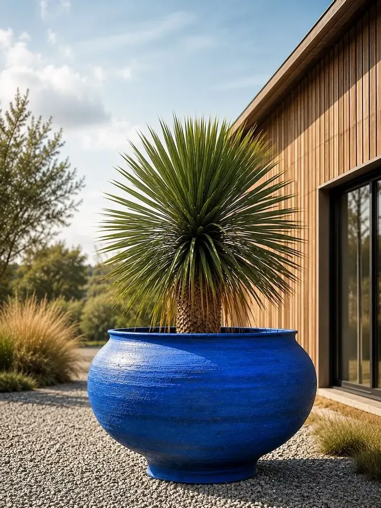Pots de fleurs - Jardinière architecturale d'extérieur – COTYLA I - CERAMIC FACTORY