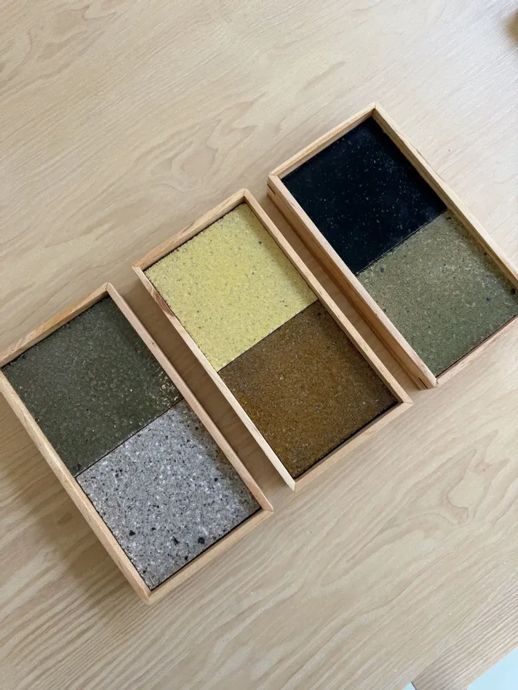 Plateaux - Plateau carrelé Géoscape - Bloc de couleurs - LOQA