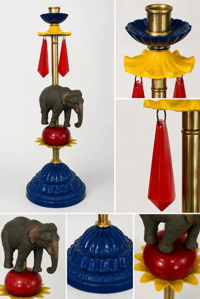 Objets design - Bougeoir en forme d'éléphant - DASTHAA