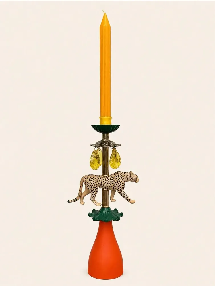 Objets design - Bougeoir en forme de guépard - DASTHAA