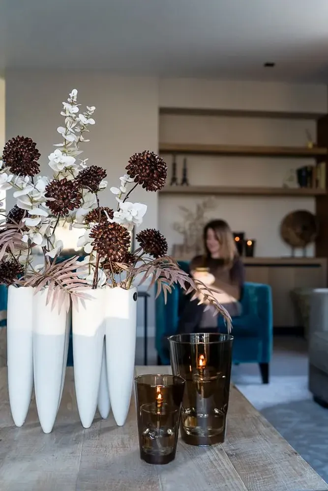 Design objects - Windshelter Conical Champagne brass L oil lamp - PERI LIVING