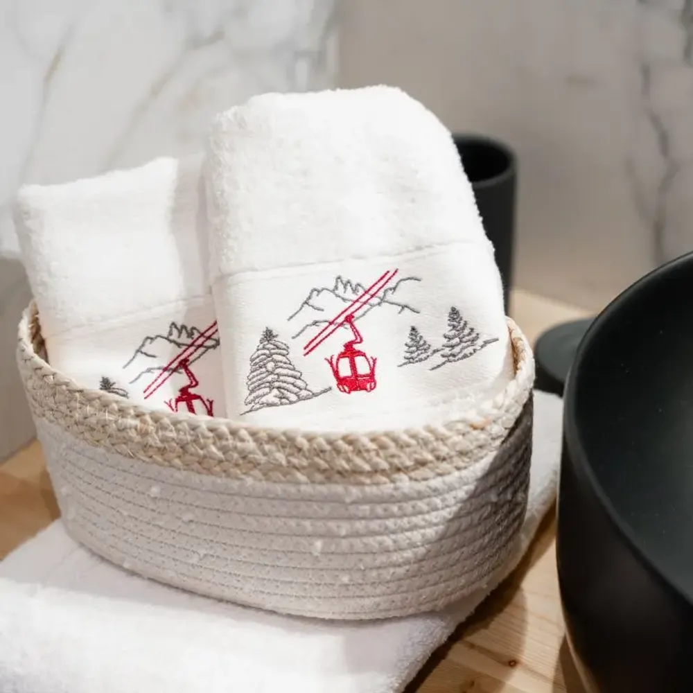 Other bath linens - Mountain gondola lift guest towel - VAGABONDE INTERNATIONAL