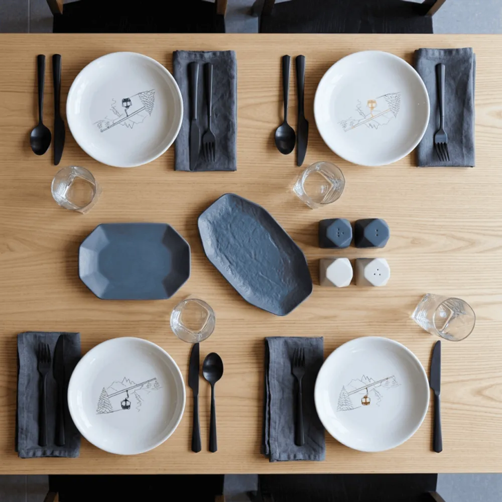Assiettes au quotidien - Vaisselle télécabine - VAGABONDE INTERNATIONAL