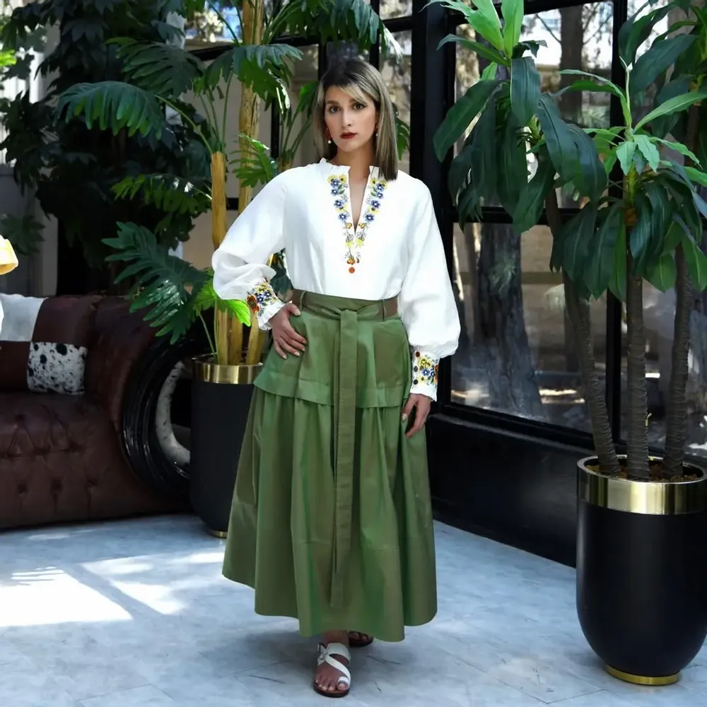 Prêt-à-porter - Blouse Sunflower Garden - DASTHAA