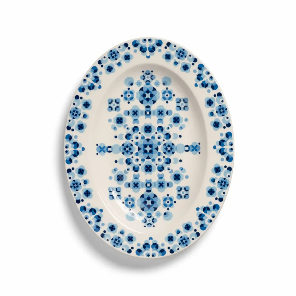 Plats et saladiers - Platter bluedot - &KLEVERING