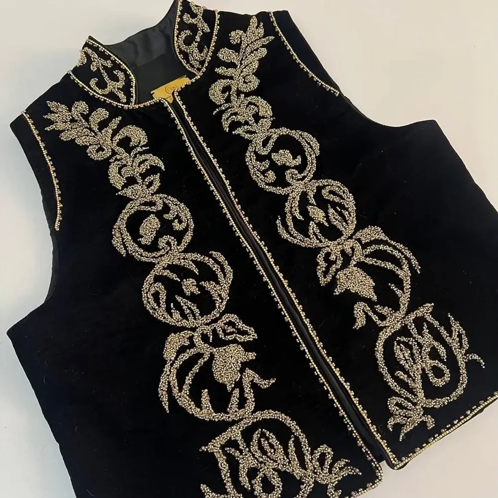 Prêt-à-porter - Gilet en velours fait main Heritage - DASTHAA