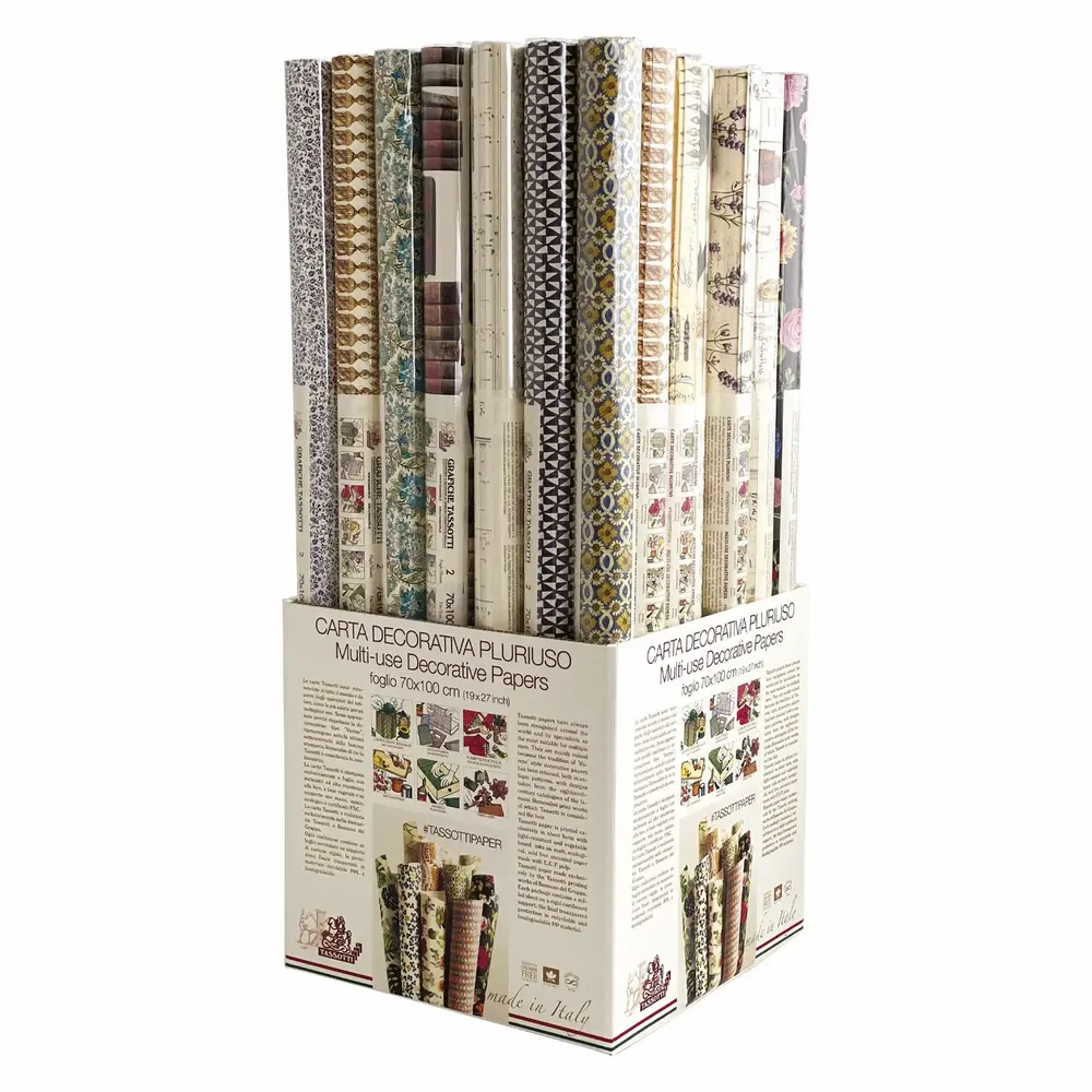 Sets de bureaux  - Stand avec 48 rouleaux avec 1 feuille 70x100 cm - TASSOTTI - ITALY