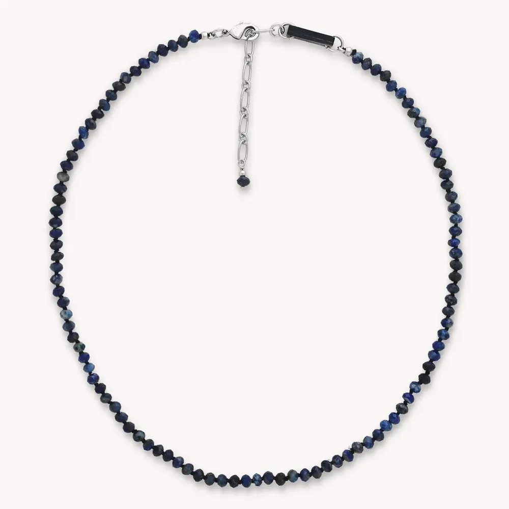 Jewelry - Thin lapis lazuli necklace - Calypso - NATURE BIJOUX