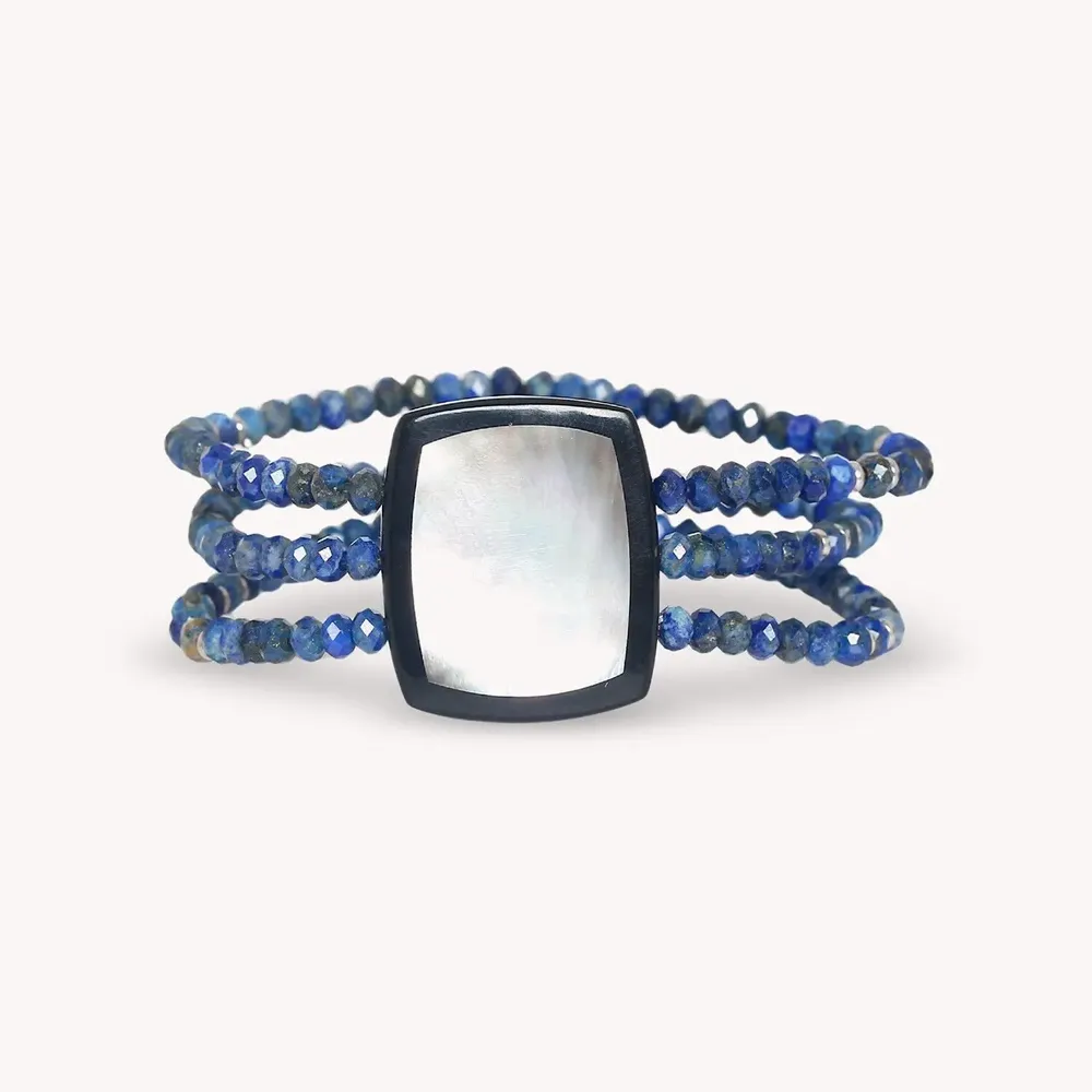 Jewelry - 3 rows stretch bracelet - Calypso - NATURE BIJOUX