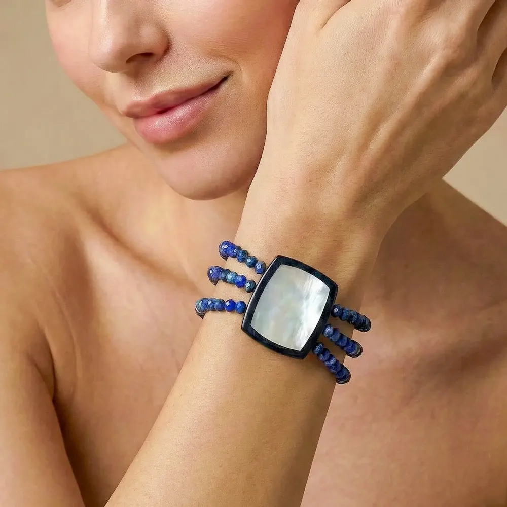 Jewelry - 3 rows stretch bracelet - Calypso - NATURE BIJOUX