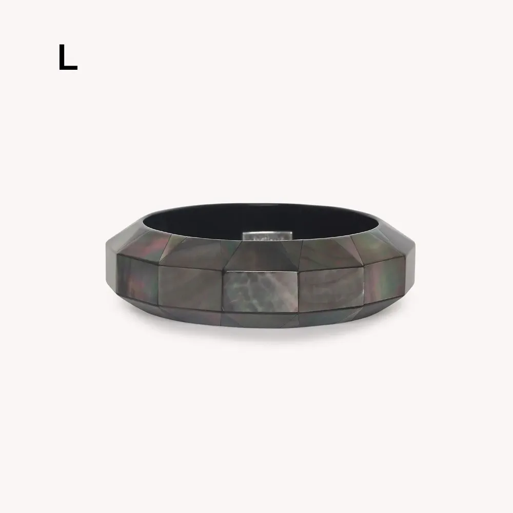 Jewelry - Faceted rigid bracelet size L - Vendome - NATURE BIJOUX