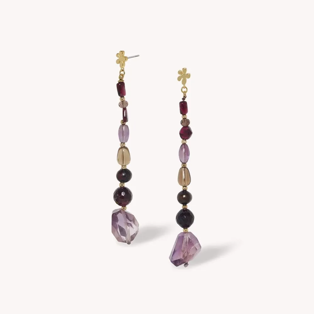 Jewelry - Long post earrings - Belle De Nuit - NATURE BIJOUX