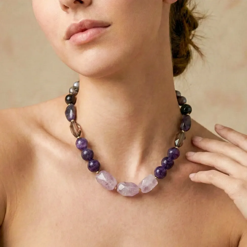 Jewelry - Plastron necklace - Belle De Nuit - NATURE BIJOUX