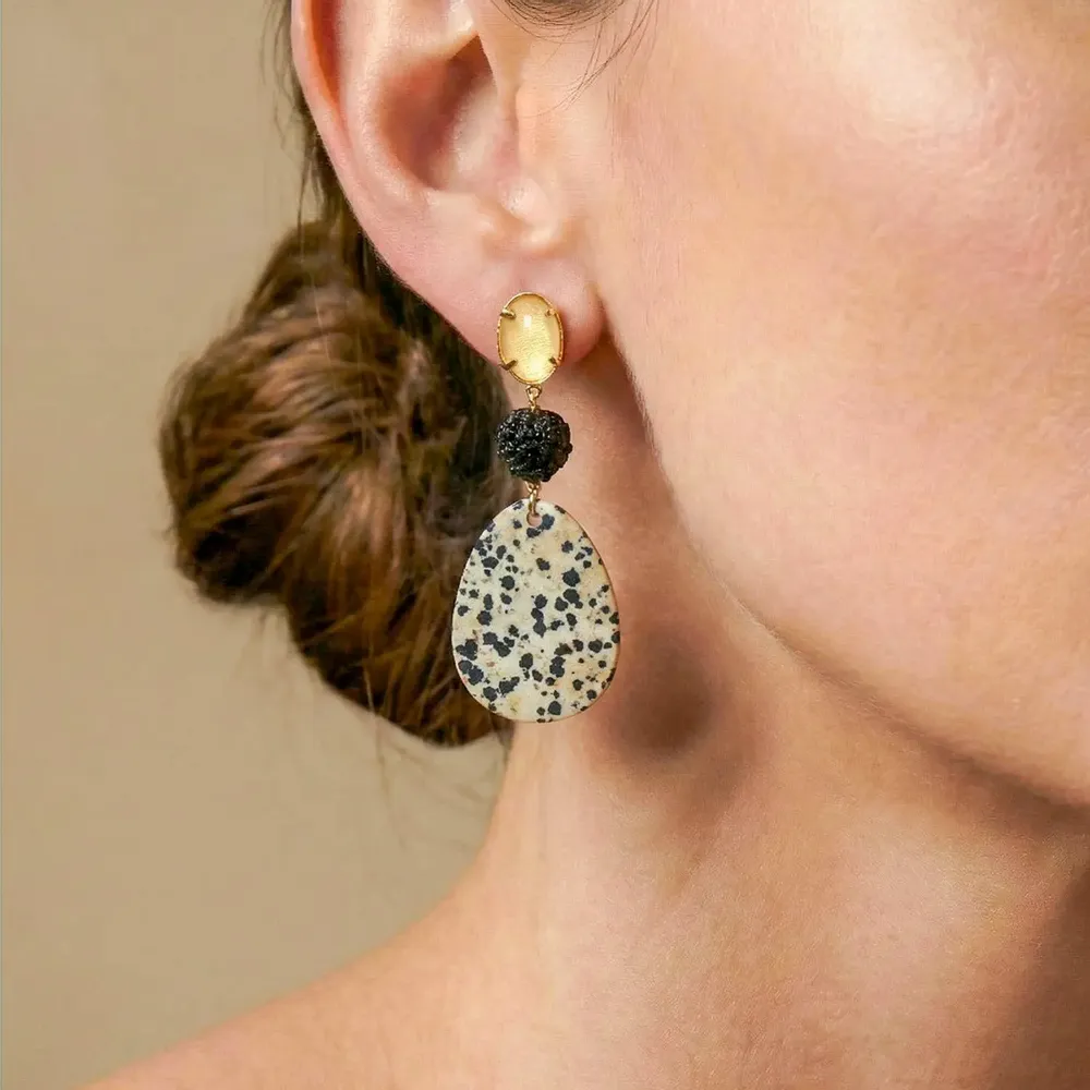Jewelry - XL post earrings - Kinshasa - NATURE BIJOUX