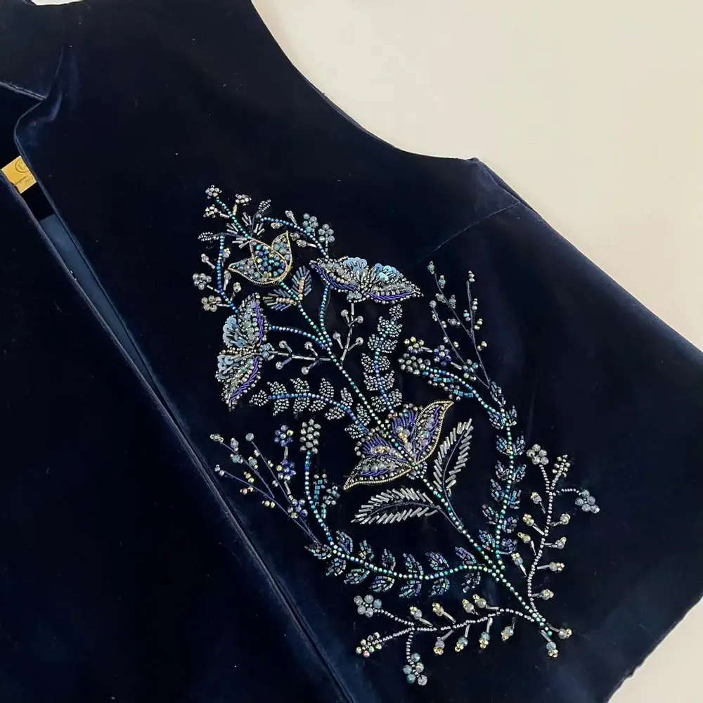 Prêt-à-porter - Gilet en velours fait main Khataei - DASTHAA