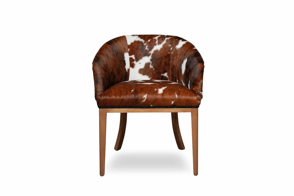 Chaises - Girona Essence Cow leather | Chaise en cuir - CREARTE COLLECTIONS