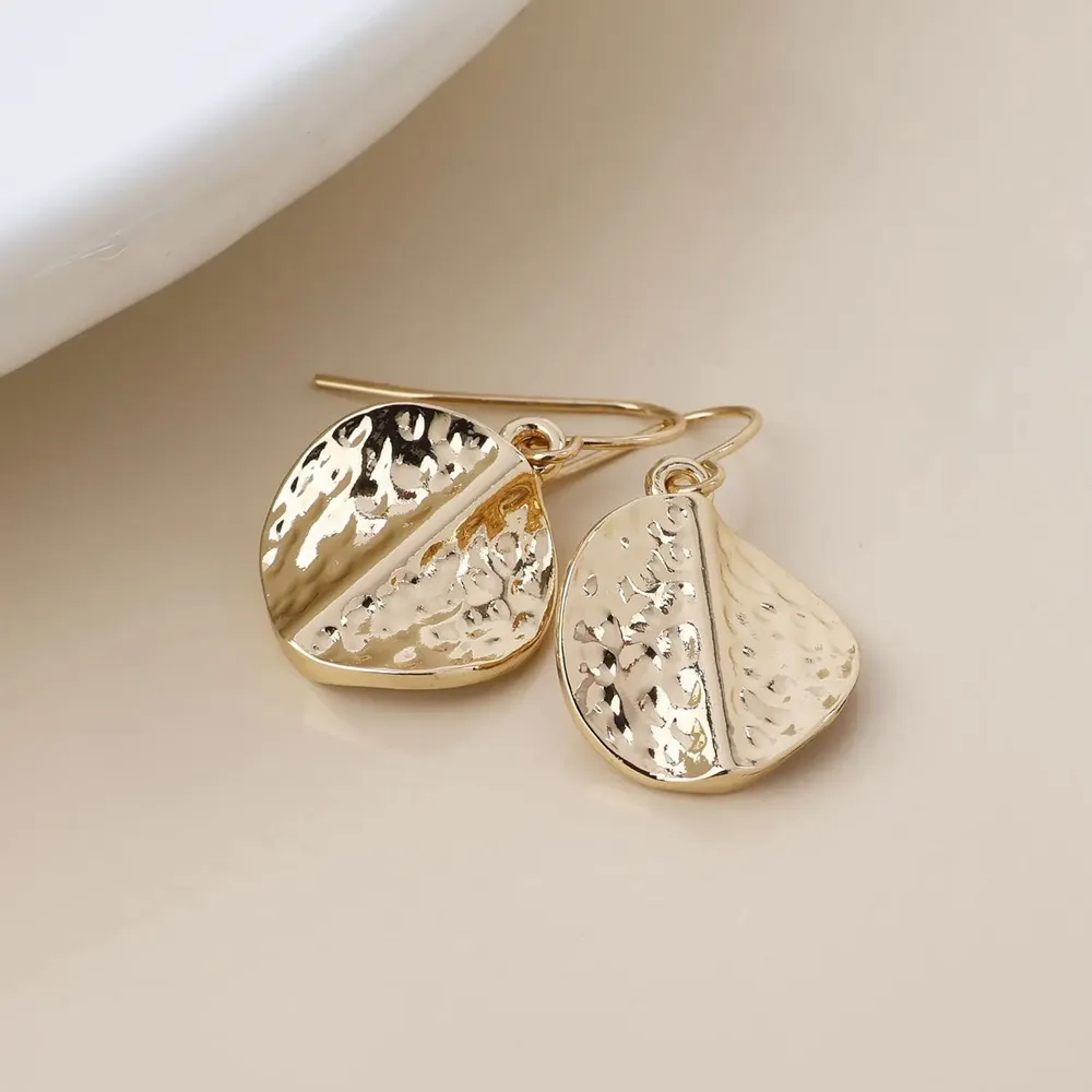 Jewelry - Ivy hammered twist earrings - PEACE OF MIND .925 LTD